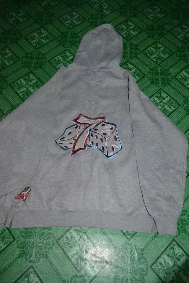 Куртка-худи Zip Hoodie в стиле JNCO Y2K Гарухоку с вышивкой короны