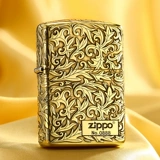 Подлинный Zippo более легкий латунный Tangcao правой маркировка изысканная армика для резьбовых брон.