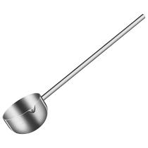 Zhanpai 316L stainless steel soup spoon long handle soup spoon hot oil spoon household soup spoon large food grade spoon