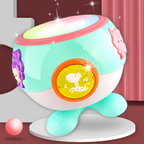 Baby toy hand beat drum beat beat drum childrens baby toy can be charged for 0-3-6-12 months puzzle 0-1 years old