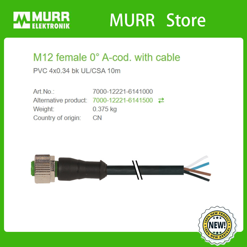 Produktbild von Murr 7000-12221-6141000 – NEU & OVP, Originalverpackt, Industriekomponente