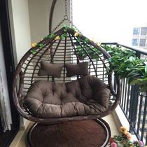 Hanging basket rattan chair indoor home hammock double swing balcony rocking chair falling birds nest spider orchid lazy cradle chair hanging chair