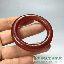 Ancient jade old jade ring sugar color Han Dynasty agate ring old jade ring cassock ring high ancient jade ring Buddha beads accessories
