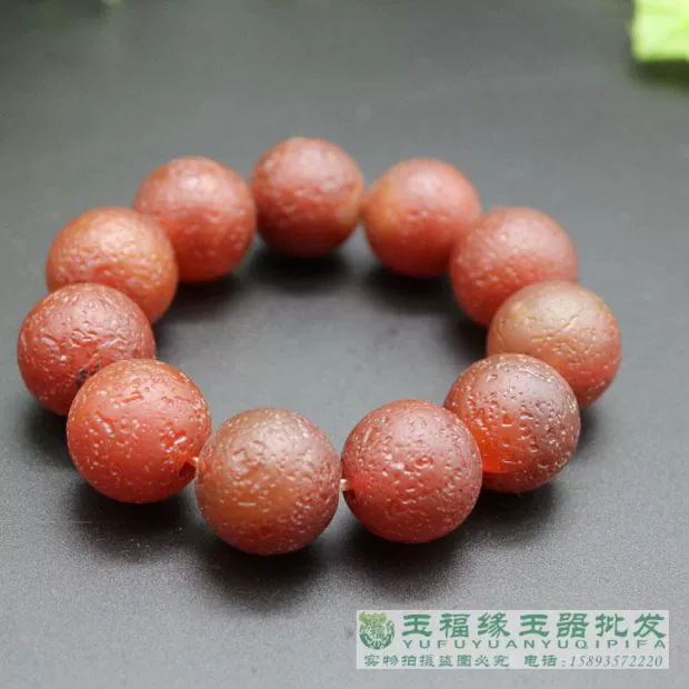 Vòng cổ mờ cũ vòng tay mã não đỏ cũ 2.0 vòng cổ linh tinh chuyển hạt chuỗi tràng hạt đã sẵn sàng