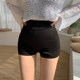 ໂສ້ງຂາສັ້ນຮັດແອວສູງສີຂາວສໍາລັບແມ່ຍິງ 2024 ພາກຮຽນ spring ແລະ summer ໃຫມ່ພາສາເກົາຫຼີ slim hot girl butt-covering pants versatile hot pants