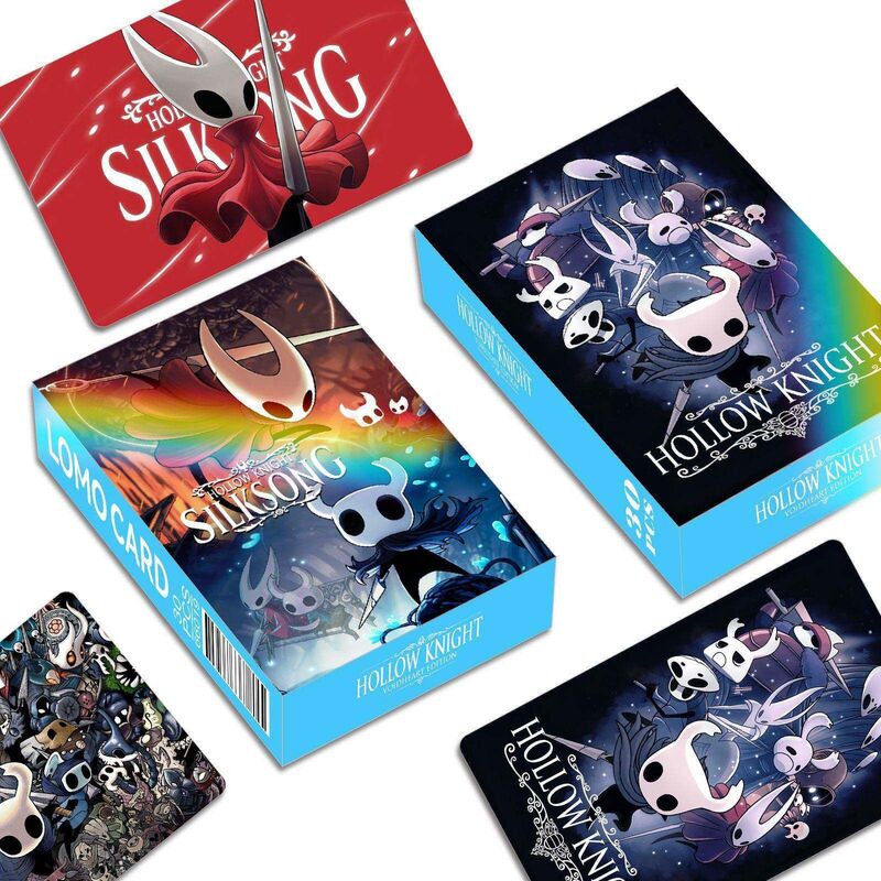 Cross-Border Hollow Knight Anime Merchandise 30 Double-Sided Small Cards Boxed High-Definition Photo Cards Bookmark Photo Lomo Cards
