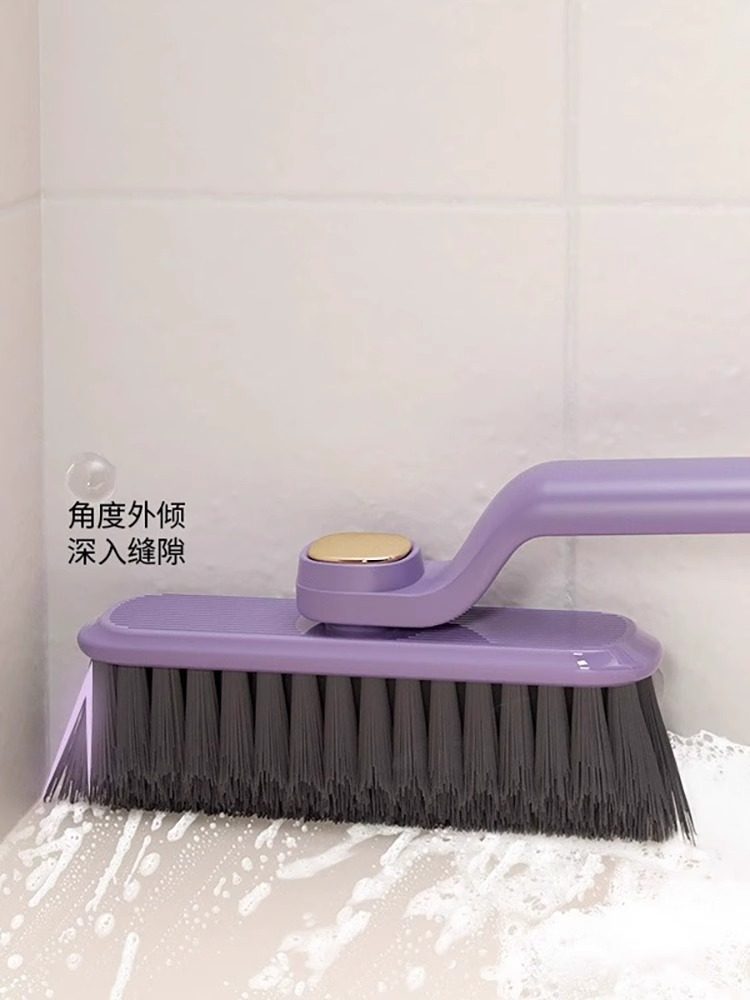 Rotating Brush with No Dead Ends, Multi-Functional Bathroom Brush, Small Brush for Household Use, Bathroom, Kitchen, Corner Cleaning Brush