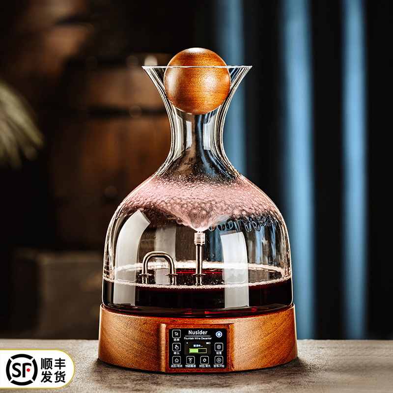スマート電動アトマイズワインデキャンタ 家庭用高級クリスタルガラスワイングラスセット クイックデキャンティング