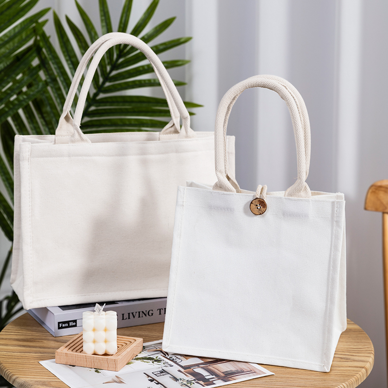 White Blank Canvas Bag DIY Student Painting Lunch Box Bag Tote Handbag Women's Bag Shopping Bag Linen Bag White Blank Canvas Bag DIY Student Painting Lunch Box Bag Tote Handbag Women's Bag Shopping Bag Linen Bag