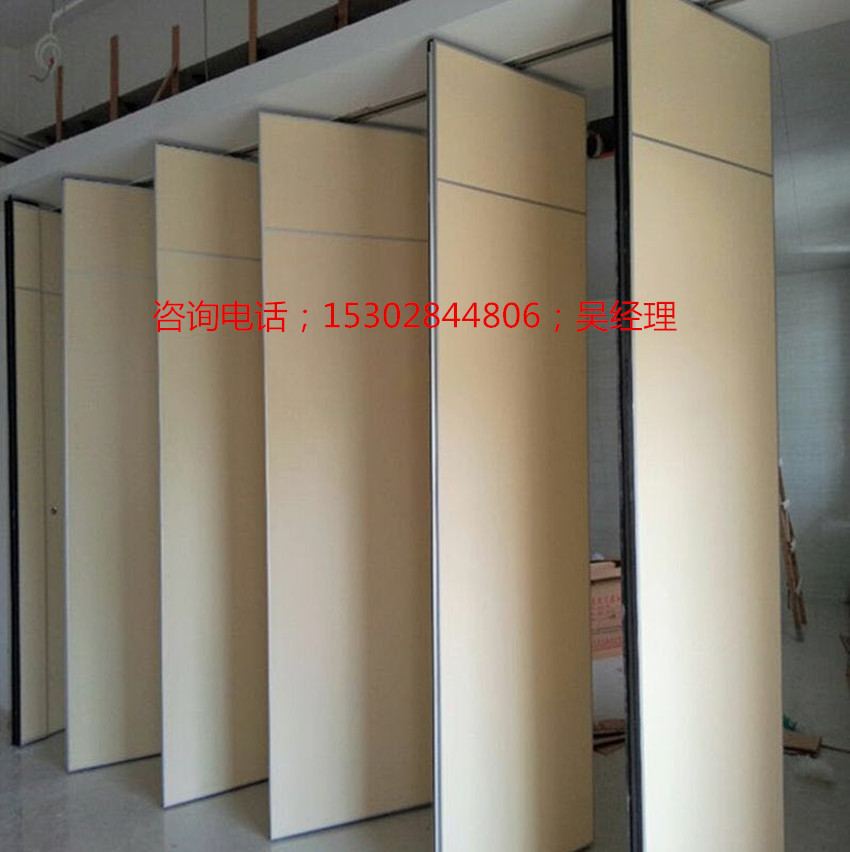 Movable partition wall hotel partition conference room electric partition painting exhibition folding door