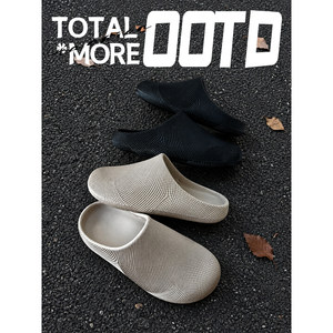 Rcsq Simple 3D Design Birkenstock-Style Clogs for Men soft sole Outdoor Commuting Slip-On Lazy Closed-Toe Slippers
