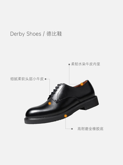 ZUTI/мужские деловые кожаные туфли из натуральной кожи, деловые повседневные туфли дерби, свадебные туфли жениха, осень и зима