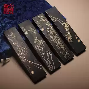 中国墨　墨　中国徽墨　上海墨　文房四宝 Amazon.co.jp: 中国墨 3点 吉兆図 徽州胡開文製 黄山松煙 上海墨