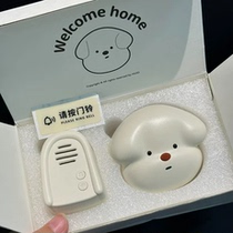 (One Hundred Express for New Home) Dog Doorbell Home Wireless Smart Sensor Creative Decoration Caller