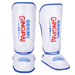 Children's Girls' Kickboxing Shin Guards with Foot Protection, Boxing Knee Pads, Muay Thai Free Fighting Shin Guards, Leg Guards for Boys' Training