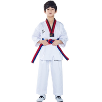 Taekwondo shoes uniforms for teenagers children men and women martial arts training clothing adult college students men and women long-sleeved cotton