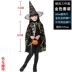 Trang phục Halloween trẻ em, chất liệu khu biểu diễn mẫu giáo, áo choàng bé trai, áo choàng ảo thuật bé gái, trang phục phù thủy 