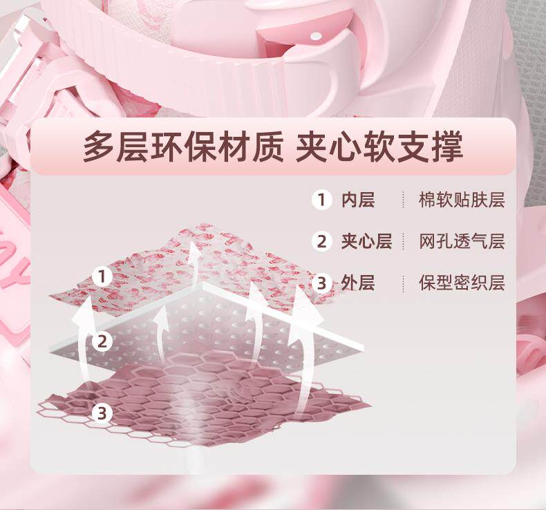 товар из китая 斯威2025新款溜冰鞋女童轮滑鞋儿童6到12岁可调节大小初学者滑冰 Sway