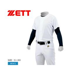 Japan direct mail ZETT mesh full cardigan men's BU1281MS ເກມ baseball ແຂນສັ້ນ baseball ກິລາ baseball ສໍາລັບຜູ້ໃຫຍ່