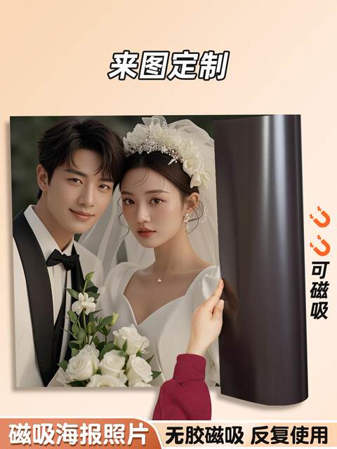 Magnetic Poster Photo Printing Refrigerator Magnet Car Sticker Photo Meter Box Cover No-Drill Cultural Wall Sticker
