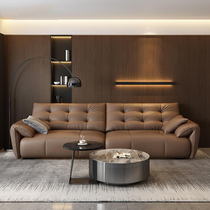 Office sofa simple modern reception room business reception area negotiation office three-person leather sofa coffee table combination