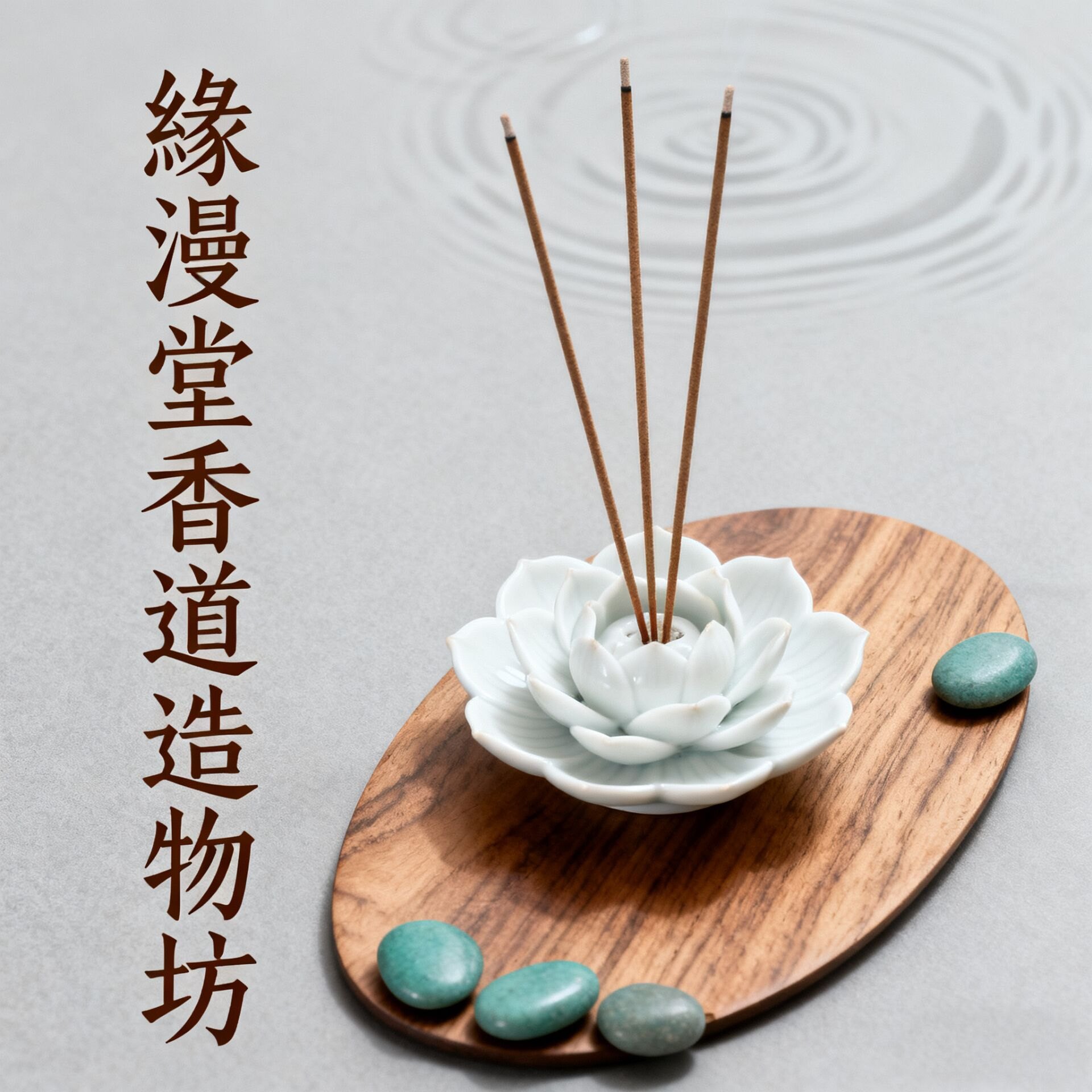 缘漫堂香道造物坊的LOGO