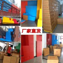 Kindergarten stage special plastic disassembly and multi-functional colorful childrens activity small stage for Childrens Day performance removable