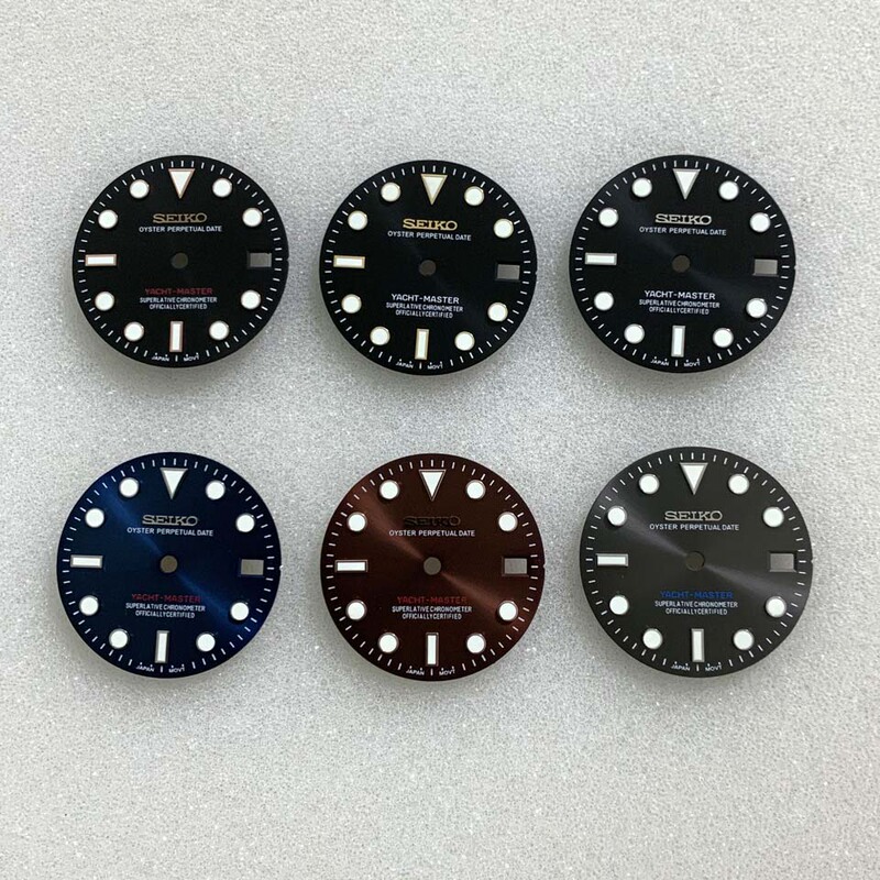 New Watch Accessories Modified Yacht Dial 28.5mm Green Luminous Suitable for Nh35/Mh36 Movement New Watch Accessories Modified Yacht Dial 28.5mm Green Luminous Suitable for Nh35/Mh36 Movement