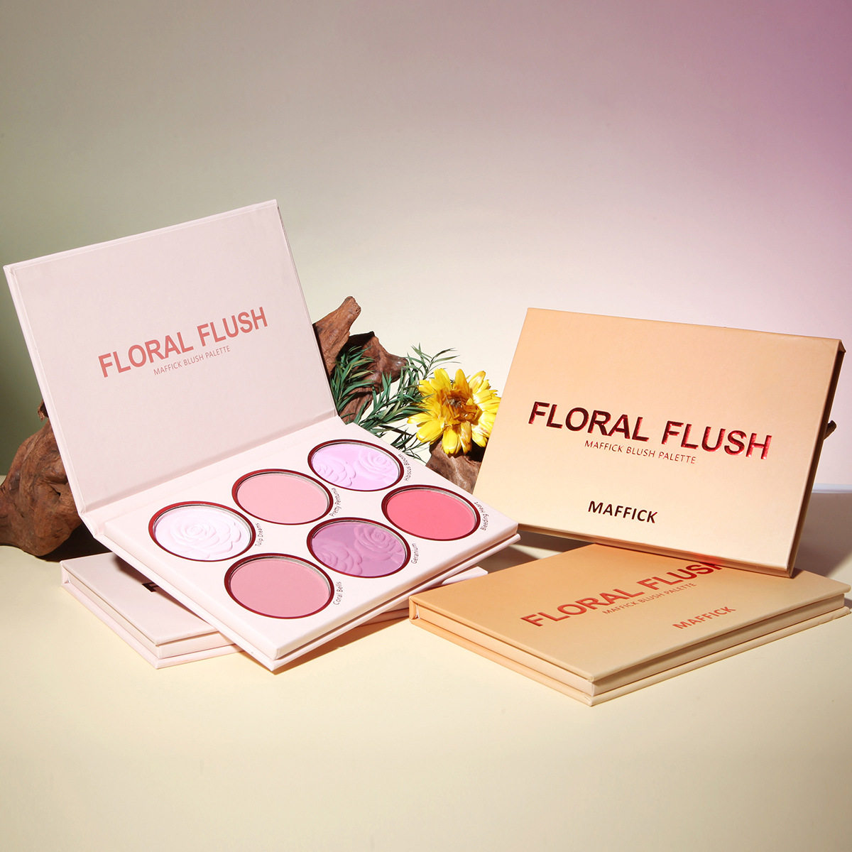 MAFFICK Flower Blush Palette: Your Matte Red Beauty Steal! - Taobao product photo 7