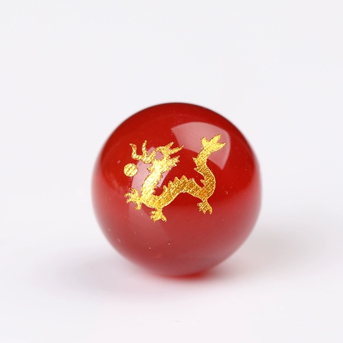 Натуральное ониксовое украшение-шарик, бусины, оберег на день рождения, браслет, аксессуары, китайский гороскоп