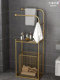 Italy Aisonio Nordic bathroom bathroom rack floor-standing slate bath towel towel storage rack