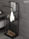 Italy Aisonio Nordic bathroom bathroom rack floor-standing slate bath towel towel storage rack