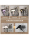 Italy Isonio hair dryer storage rack without punching bathroom storage hair dryer hanger bathroom shelf