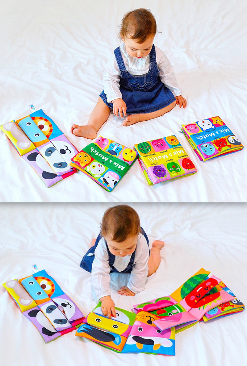 Ожерелье cartoon animal face matching cloth book torn baby stereo clo