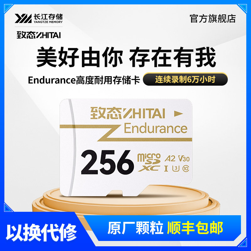 致态(ZhiTai)长江存储128g TF内存卡行车记录仪监控sd卡Endurance