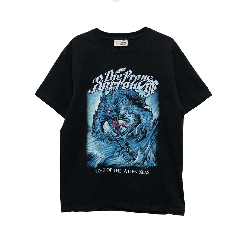 Die from Sorrow King of Yule's Neptune Short-Sleeved T-Shirt Die from Sorrow King of Yule's Neptune Short-Sleeved T-Shirt
