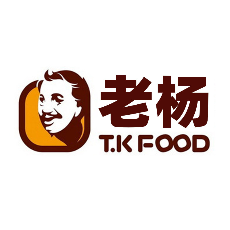 TKFOOD老杨咸蛋黄饼的LOGO