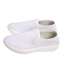 Starry (XINGONG) winter antistatic cotton shoes PU middle scarf cotton shoes dust-free dust-proof shoes warm-type white