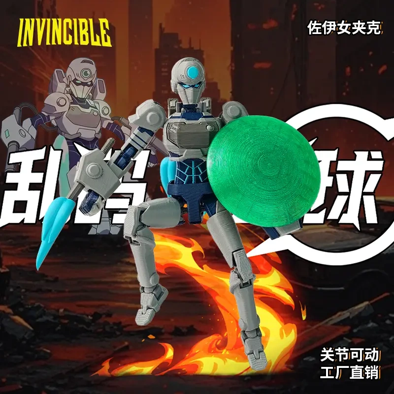 Garbled Planet Invincible Young Hero Mark Zoy Action Figure Movable Joint Doll No Assembly Model Toy Gift