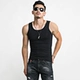 Áo vest nam cotton thể thao rộng rãi thương hiệu vượt rào Kiểu áo thun size rộng tay không tay nam trẻ trung mùa hè thoáng khí