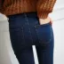 Quần jean nhung dày cỡ lớn cho nữ mùa thu và mùa đông chất béo mm co giãn mỏng cộng với cotton để giữ ấm khi mặc quần dài Quần jean