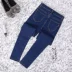 Mùa xuân và mùa thu tải phiên bản Hàn Quốc của học sinh mới eo cao chín điểm quần jeans nữ co giãn bó sát chân skinny bút chì thủy triều chân váy jean đẹp Quần jean