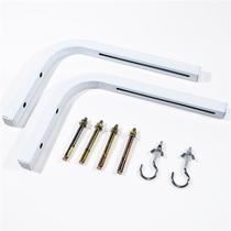 Electric projection screen manual projection screen L-shaped installation wall hanging hook thickened iron slide anti-