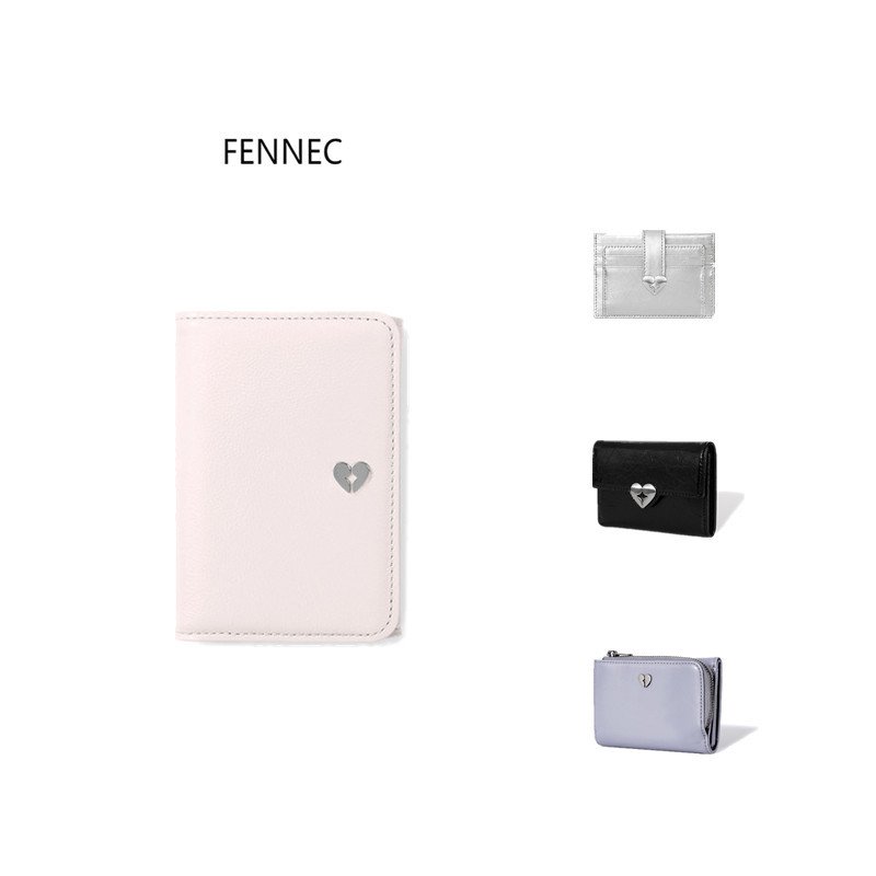 Korean Fennec Wallet for Women, Heart-Shaped, Simple and Stylish 70% off Coin Purse, Document Holder, Card Holder