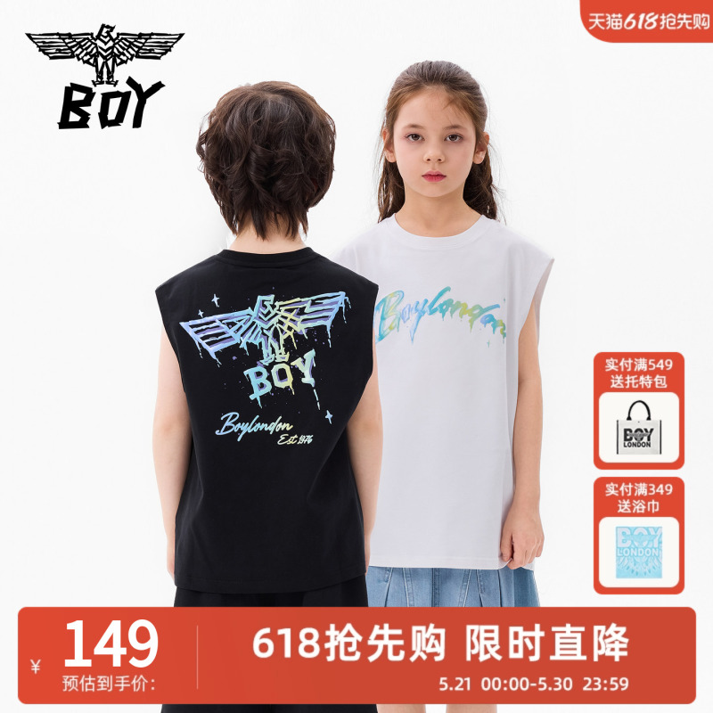 Boy Children's Clothing Summer Fashion Trendy Cool Vest Outerwear Eagle Graffiti Print Sleeveless T-Shirt Top for Kids Boys and Girls Boy Children's Clothing Summer Fashion Trendy Cool Vest Outerwear Eagle Graffiti Print Sleeveless T-Shirt Top for Kids Boys and Girls