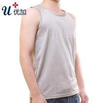lYinwei mens radiation-proof vest with full silver fiber mens radiation-proof fiber underwear inner mens style M