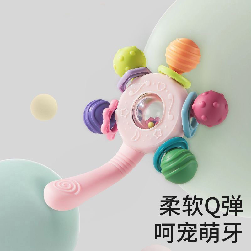 Baby Hand Rattle Teether 0 to 6 Months and Above Baby Toys Infants and ...