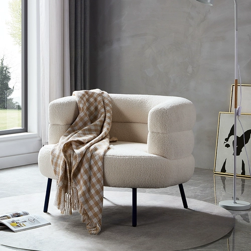 Finnavia Art Nordic Single Sofus Стул Простой легкий роскошный Enea Итальянский кремовый факультет повседневный стул