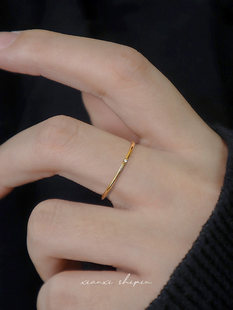 Extremely detailed!Non-fading ring for women light luxury high-end 18K niche design 2025 new hot-selling ring