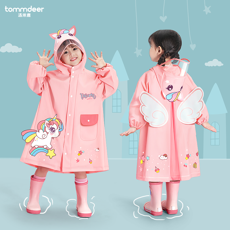 Raincoat, waterproof children's set for early age